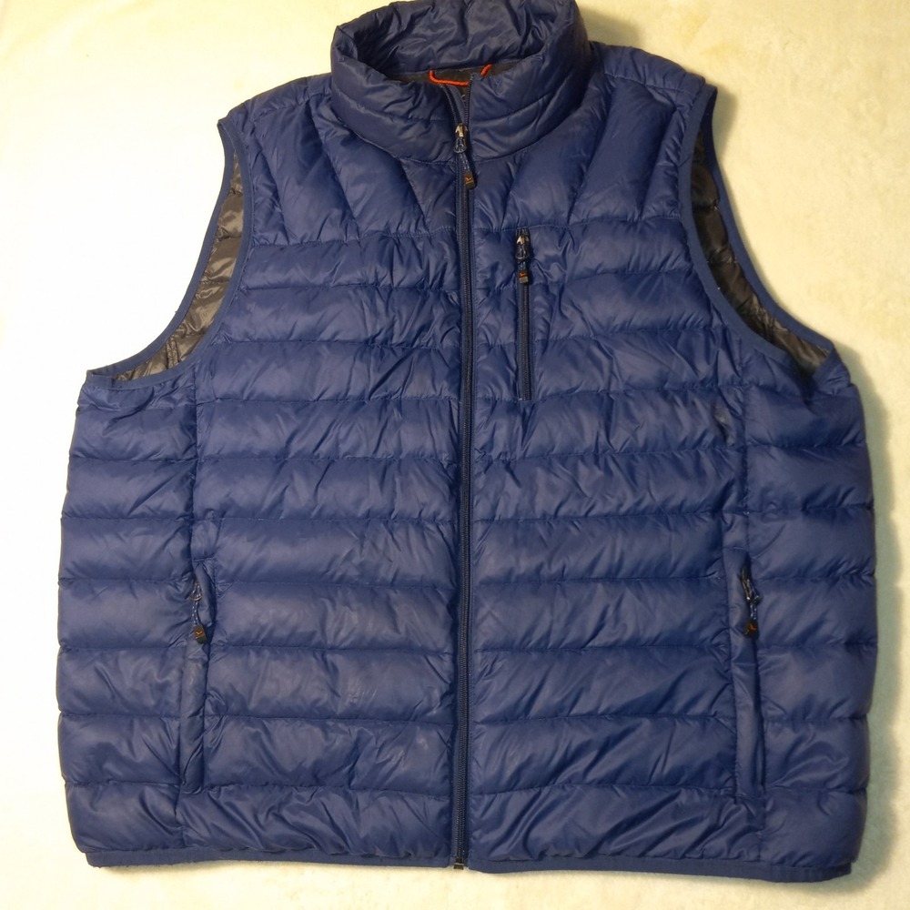 Hawke & Co Sport Performance Blue Puffer Vest Down Fill XL HDN723S